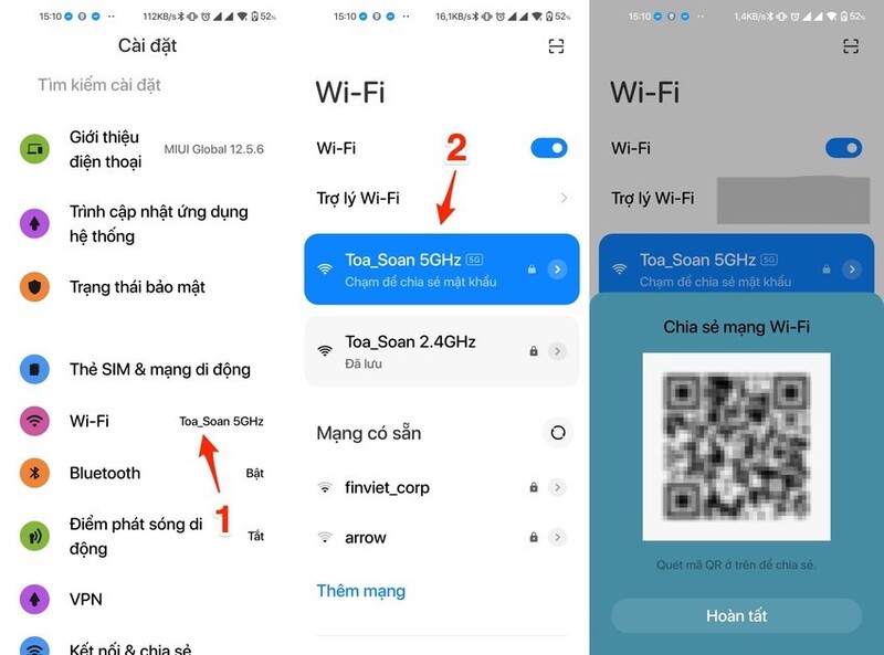 Cách Xem Lại Mật Khẩu Wifi Đã Lưu trên điện thoại Xiaomi