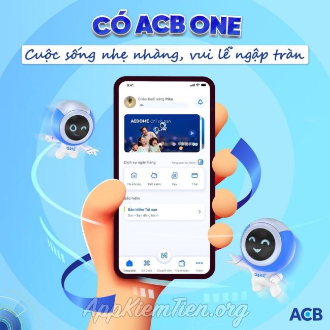 Cách mở tài khoản ACB trên app điện thoại